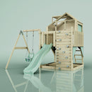 PolarPlay Kids Climbing Tower & Playhouse - Swing Eerika Sage