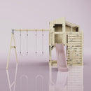 PolarPlay Kids Climbing Tower & Playhouse – Swing Geir Rose