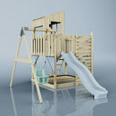 PolarPlay Kids Climbing Tower & Playhouse - Swing Helka Mist