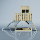 PolarPlay Kids Climbing Tower & Playhouse - Swing Helka Mist
