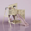 PolarPlay Kids Climbing Tower & Playhouse - Swing Helka Rose