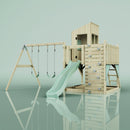 PolarPlay Kids Climbing Tower & Playhouse - Swing Kari Sage