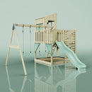 PolarPlay Kids Climbing Tower & Playhouse - Swing Kari Sage