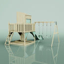 PolarPlay Kids Climbing Tower & Playhouse - Swing Olavo Sage