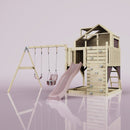 PolarPlay Kids Climbing Tower & Playhouse - Swing Saga Rose