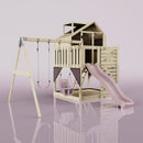 PolarPlay Kids Climbing Tower & Playhouse - Swing Saga Rose