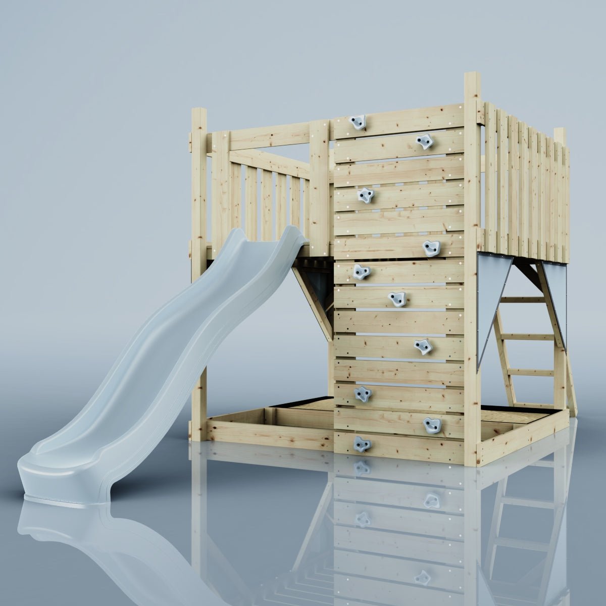 PolarPlay Kids Scandinavian Style Climbing Platform - Fai Mist