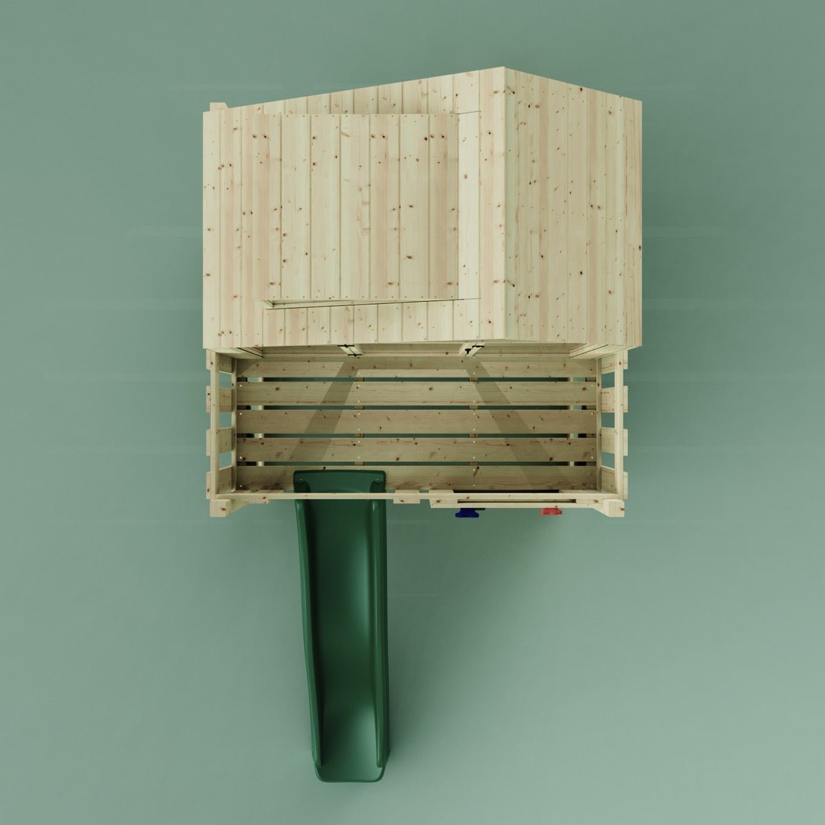 PolarPlay Kids Scandinavian Style Climbing Platform & Playhouse - Astrid