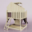 PolarPlay Kids Scandinavian Style Climbing Platform & Playhouse - Astrid Rose