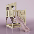 PolarPlay Kids Scandinavian Style Climbing Platform & Playhouse - Fiske Rose