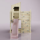 PolarPlay Kids Scandinavian Style Climbing Platform & Playhouse - Fiske Rose
