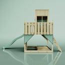 PolarPlay Kids Scandinavian Style Climbing Platform & Playhouse - Fiske Sage