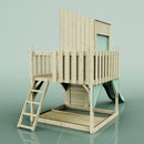 PolarPlay Kids Scandinavian Style Climbing Platform & Playhouse - Fiske Sage