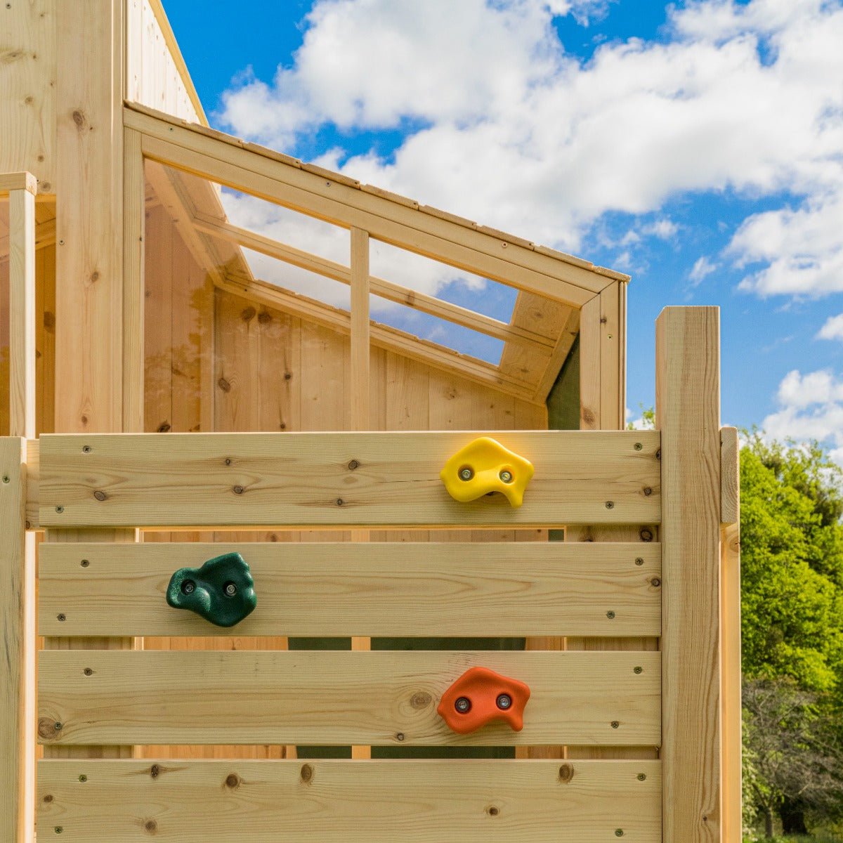 PolarPlay Kids Scandinavian Style Climbing Platform & Playhouse - Flavia