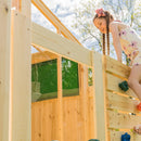 PolarPlay Kids Scandinavian Style Climbing Platform & Playhouse - Flavia