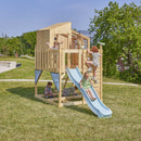 PolarPlay Kids Scandinavian Style Climbing Platform & Playhouse - Flavia Mist