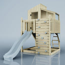 PolarPlay Kids Scandinavian Style Climbing Platform & Playhouse - Flavia Mist