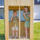 PolarPlay Kids Scandinavian Style Wooden Playhouse - Feliks Mist