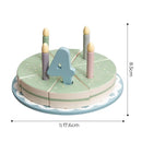PolarPlay Wooden Cutting Birthday Cake