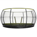 Rebo 14FT Inground Base Jump Trampoline with Halo ll Enclosure