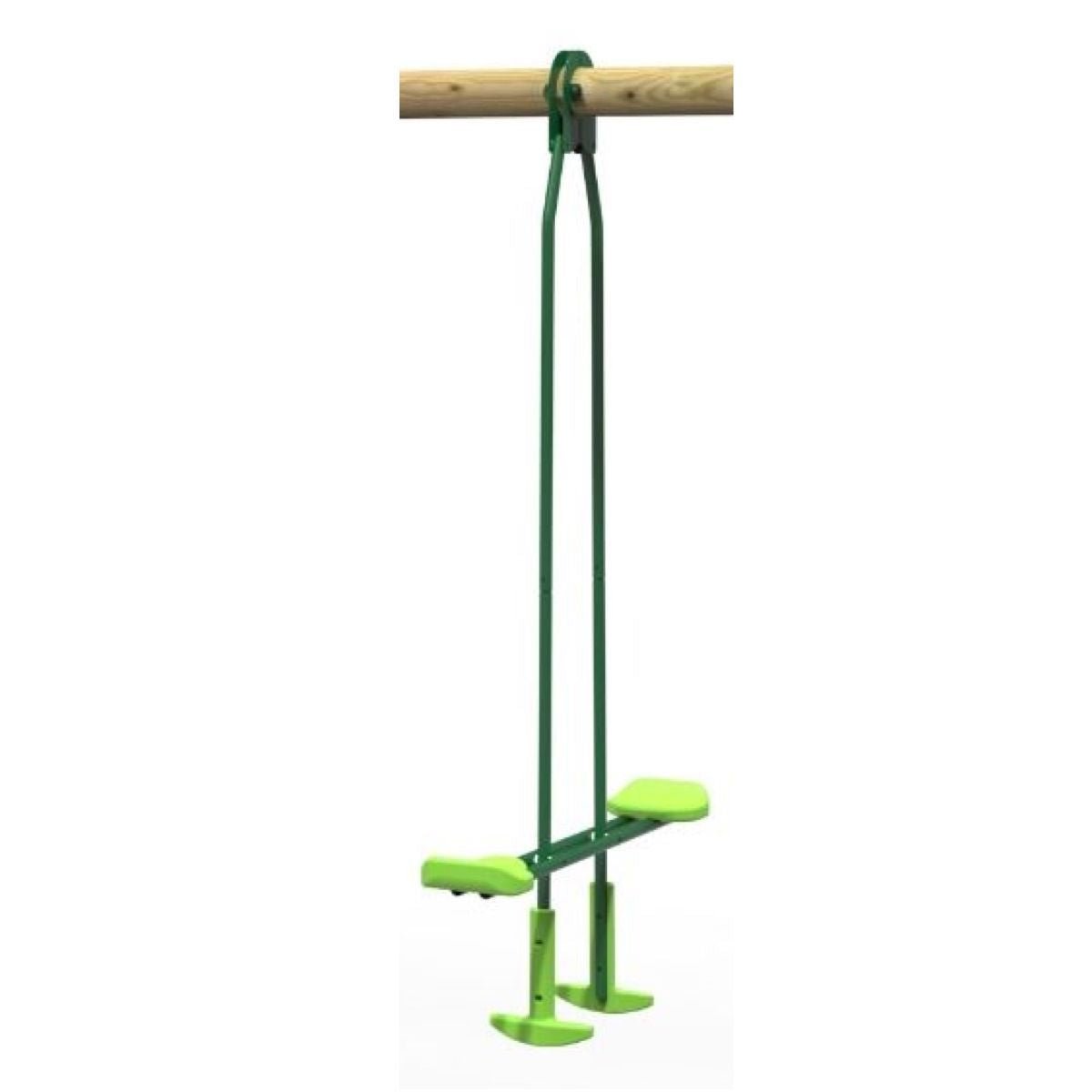 Rebo 2 Person Glider to fit Rebo Round Wood Swing Frames Only - Green