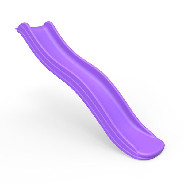 Rebo 6FT (175cm) Universal Children’s Plastic Garden Wave Slides - Purple