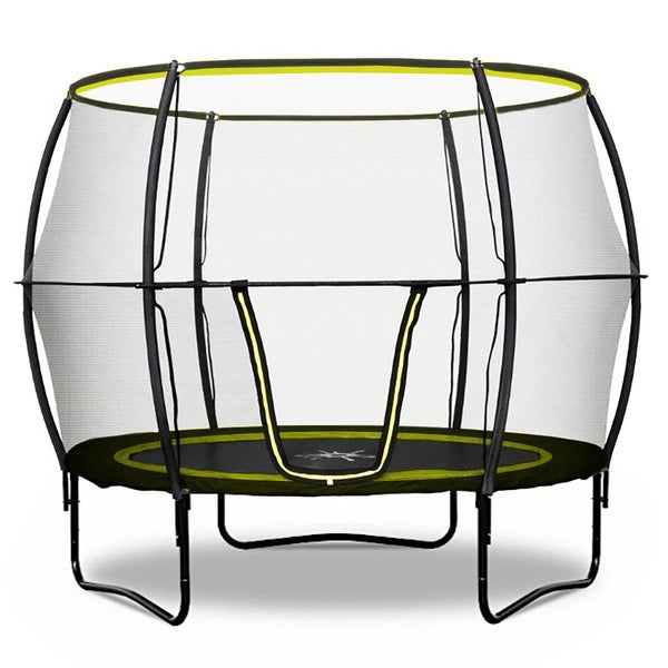 Rebo 8FT Base Jump Trampoline With Halo II Enclosure
