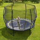 Rebo 8FT Base Jump Trampoline With Halo II Enclosure