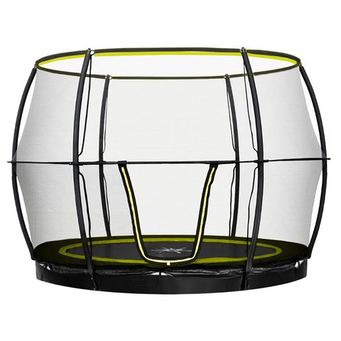 Rebo 8ft Flush Fit Inground Trampoline Halo Ll Enclosure Rebo 8ft Flush Fit Inground Trampoline Halo Ll Enclosure