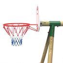 Rebo Basketball Net with Bracket to Attach to Rebo Round Wood Swing Sets