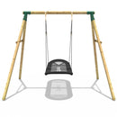 Rebo Boat Swing Seat Garden Swing Set - Double Boat