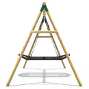 Rebo Boat Swing Seat Garden Swing Set - Double Boat