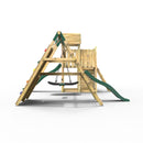 Rebo Extended Tower Wooden Climbing Frame with Swings & Slide - Montana