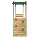 Rebo Extra-Long Monkey Bar Extension Kit for Round Wood Swing Frames - Green