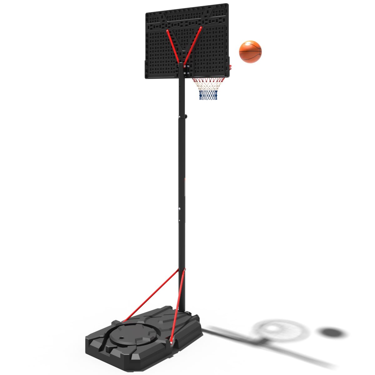 Retractable Hoop Rebo Portable Basketball Hoop with Adjustable Stand - Medium