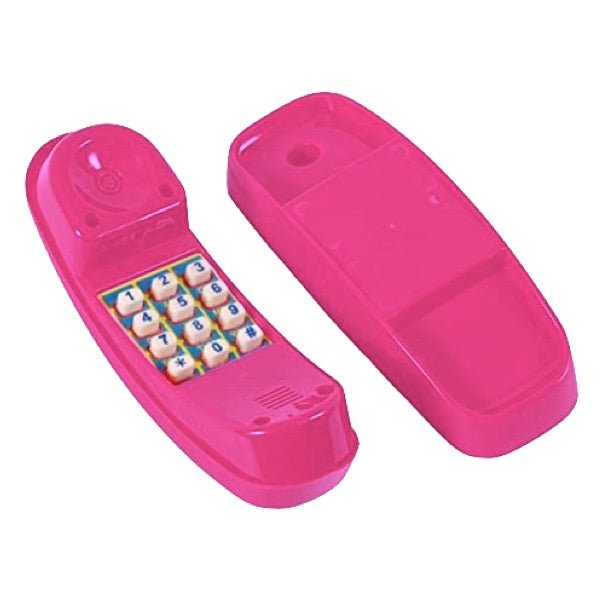 Rebo Garden Climbing Frame Accessories - Plastic Play Phone - PINK