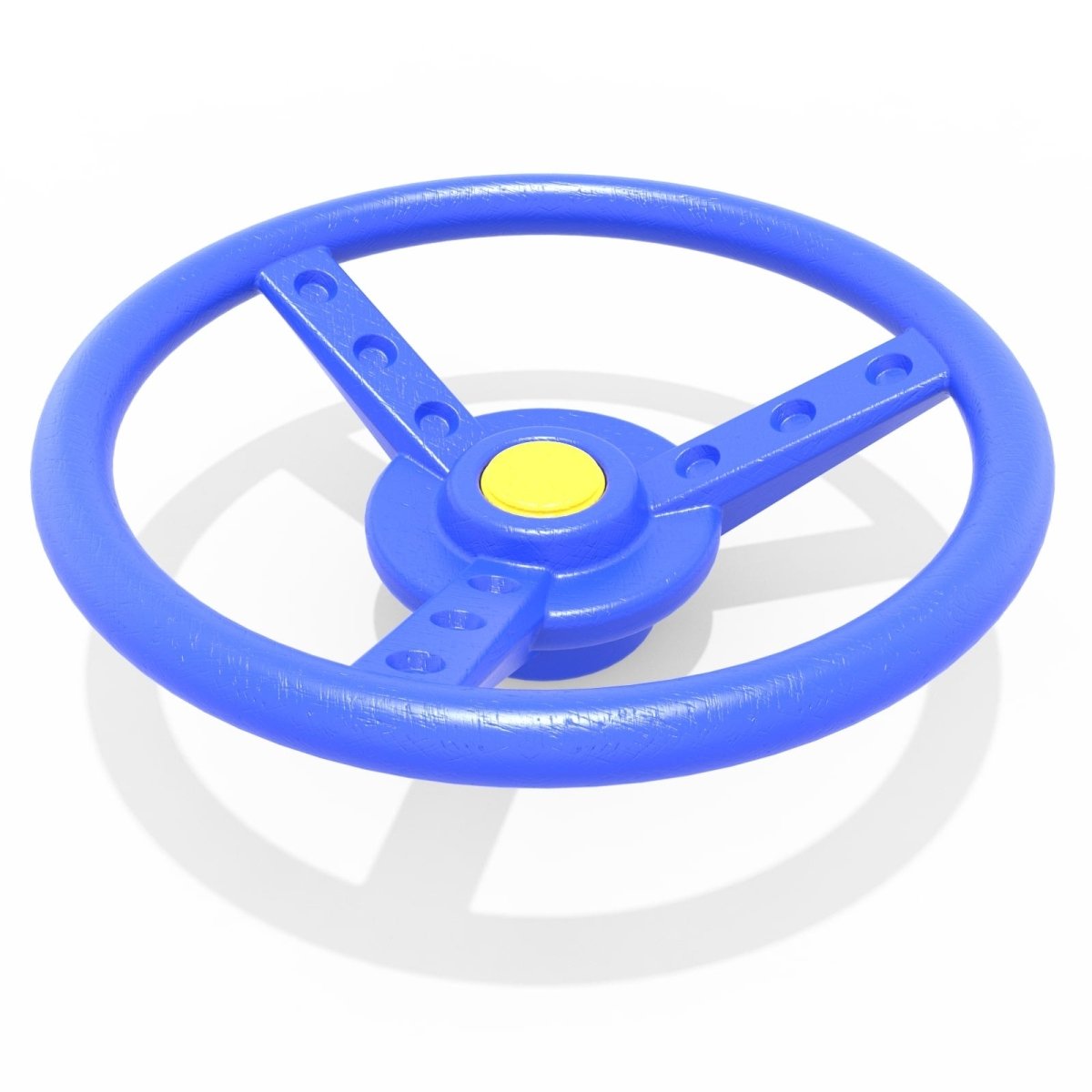 Rebo Garden Climbing Frame Accessories Plastic Steering Wheel - Blue