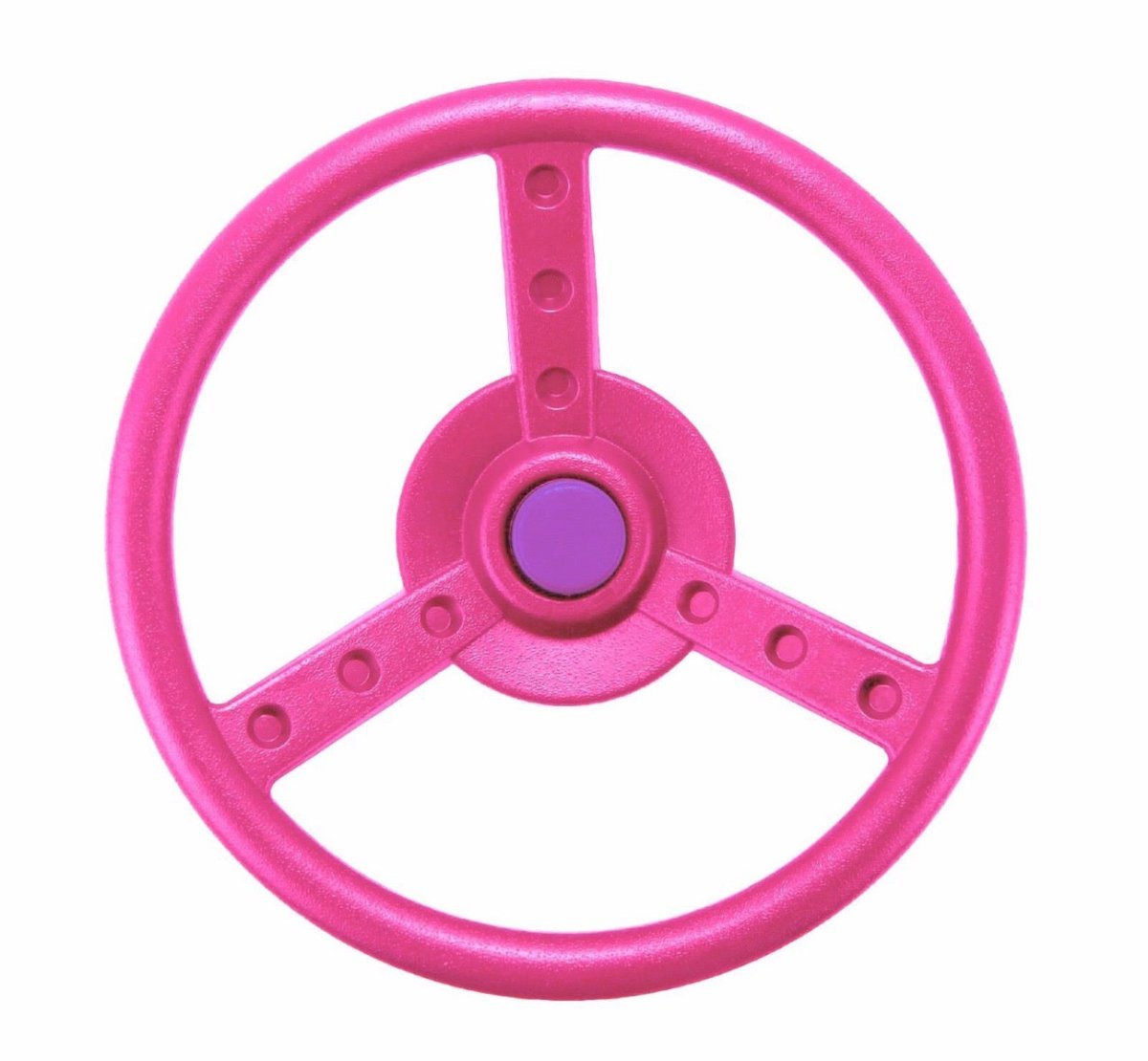 Rebo Garden Climbing Frame Accessories Plastic Steering Wheel - Pink