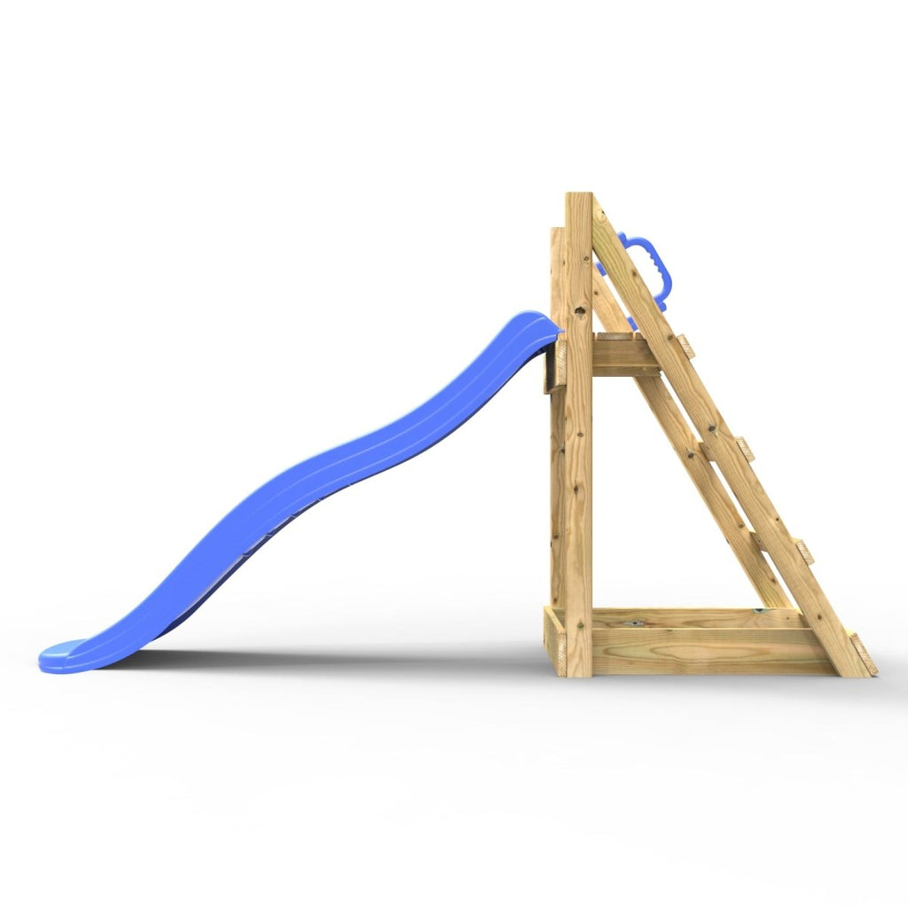 Rebo 6ft Blue Garden Wave Free Standing Water Slide & Platform