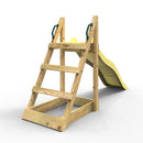 Rebo Garden Wave Free Standing Water Slide with Wooden Platform - 6Ft Slide Yellow