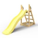 Rebo Garden Wave Free Standing Water Slide with Wooden Platform - 6Ft Slide Yellow