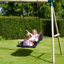 Rebo High Density Fabric Boat Style Swing Seat - Double Boat Swing Seat