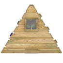 Rebo Mini Wooden Climbing Pyramid Adventure Playset - Camo