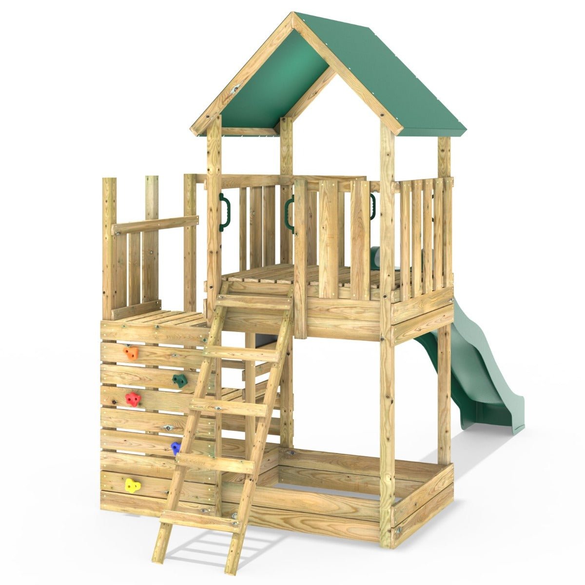Rebo Climbing Frame Adventure Playset with slide
