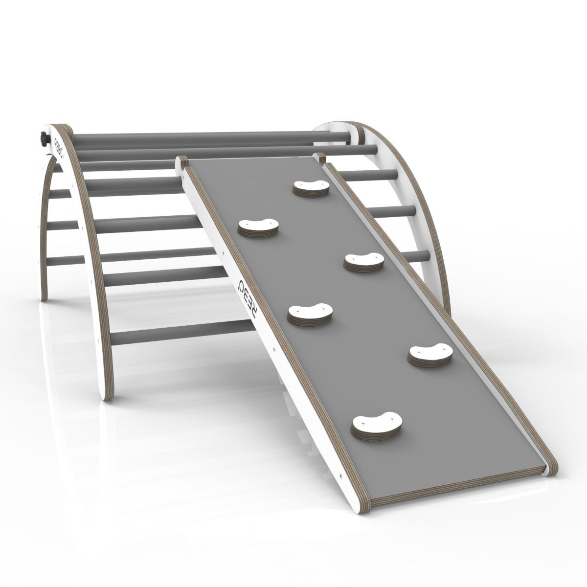 Rebo Montessori Pikler Style Climbing Arch & Ramp