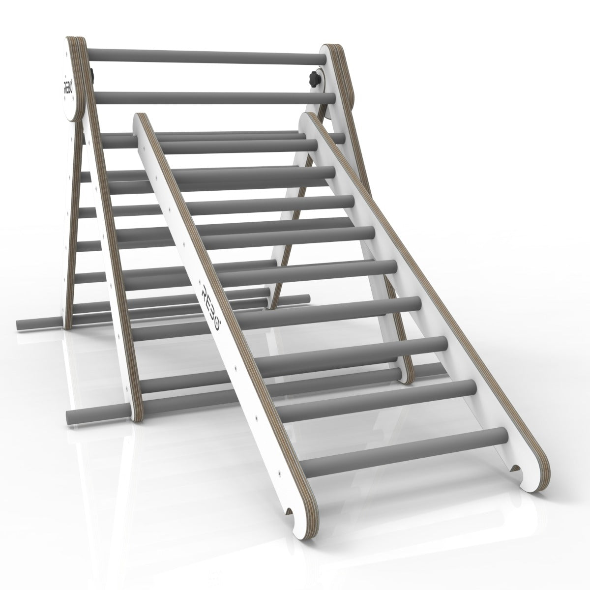 Rebo Pikler Style Climbing Triangle & Ladder | OutdoorToys