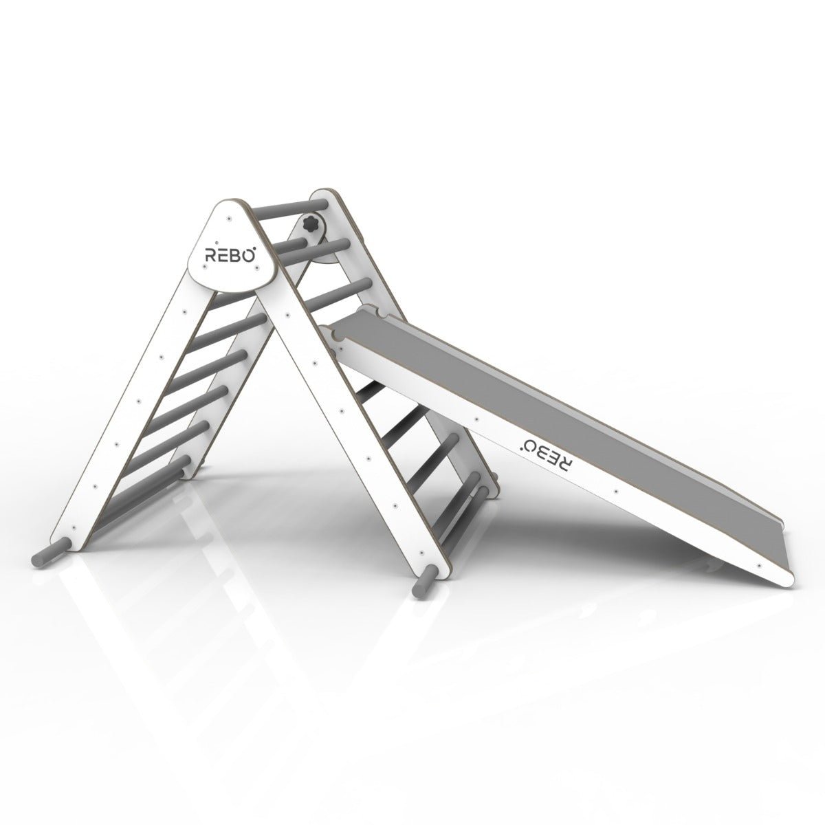 Rebo Pikler Style Climbing Triangle & Ramp | OutdoorToys