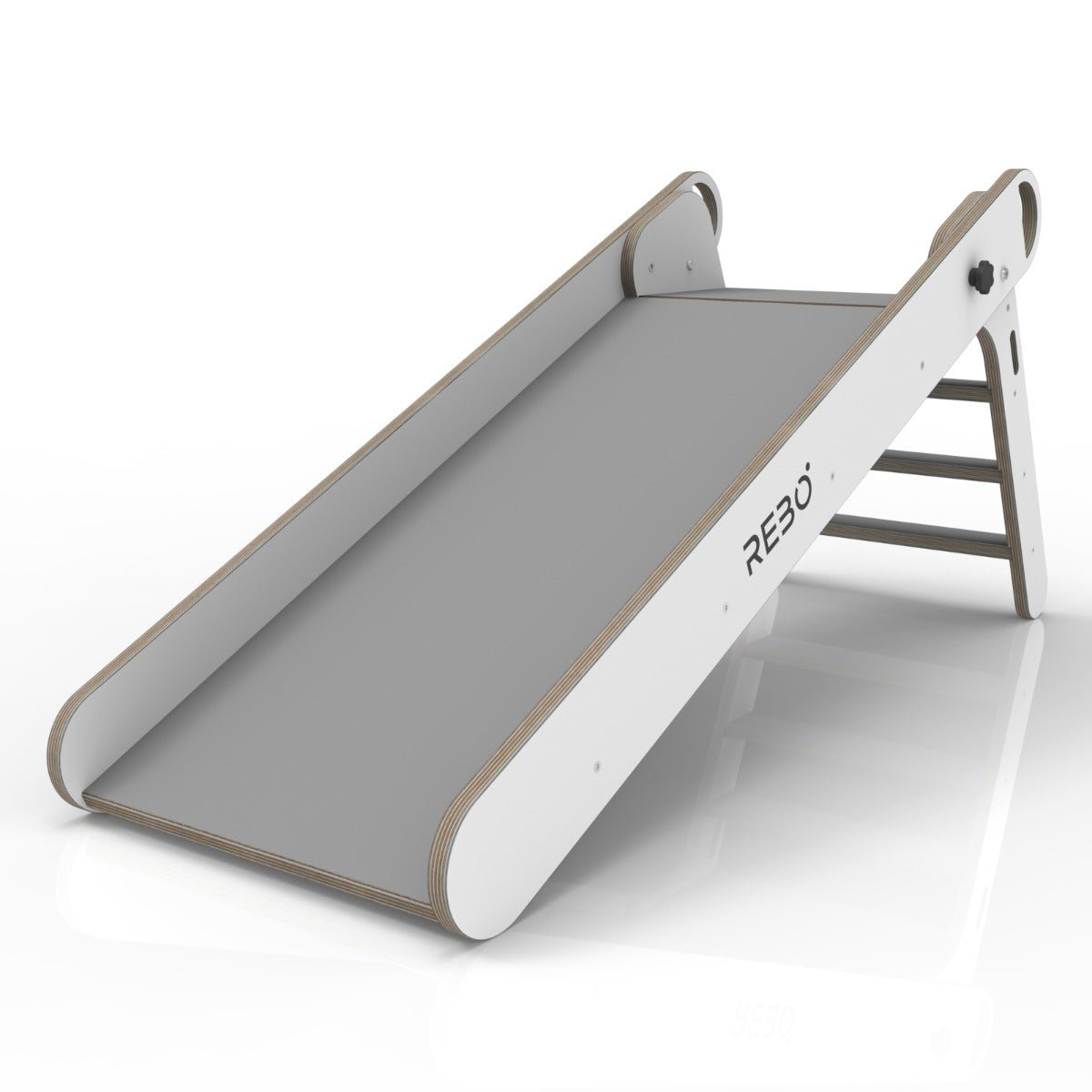 Rebo Montessori Pikler Style Foldable Wooden Slide