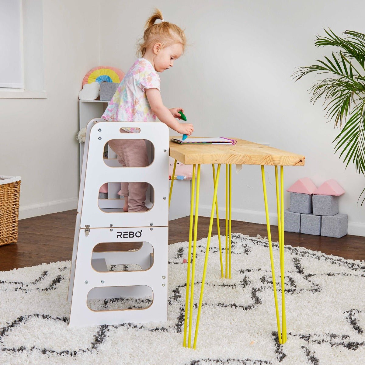 Rebo Montessori Pikler Style Learning Tower