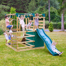 Rebo Ninja Climbing Cube Wooden Climbing Frame - Double